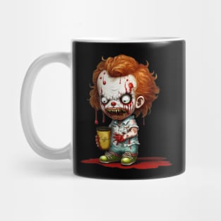 Chibi Zombie Clown Coffee Mug